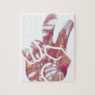 Frieden und Palmen Puzzle