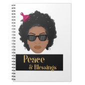 ) Frieden und Segen Notizblock (Vorderseite)