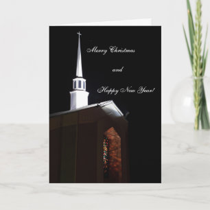 Frieden und Segen Weihnachtskarte aus festem Glas Feiertagskarte