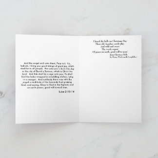 Frieden und Segen Weihnachtskarte aus festem Glas Feiertagskarte