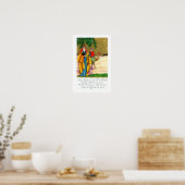Frieden und Weihnachtsfreude Poster (Küche)