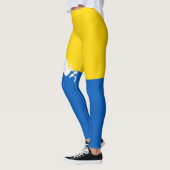 Frieden unter ukrainischer Flagge Leggings (Links)