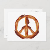 Frieden von Bacon Postkarte (Vorne/Hinten)