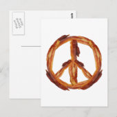 Frieden von Bacon Postkarte (Vorne/Hinten)