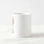Frieden von Kuchen Funny Food Puff Kaffeetasse (Mittel)