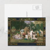 Frieden von Pierre Puvis de Chavannes Postkarte (Vorne/Hinten)