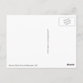 Frieden von Pierre Puvis de Chavannes Postkarte (Rückseite)