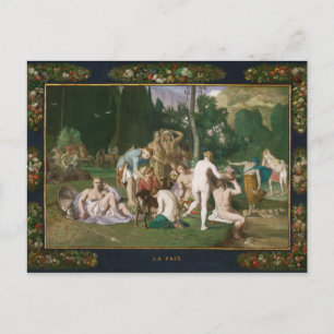Frieden von Pierre Puvis de Chavannes Postkarte