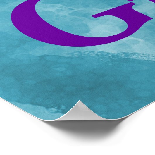 Frieden wachsen poster (Ecke)