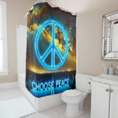 Frieden wählen duschvorhang (Beispiel)