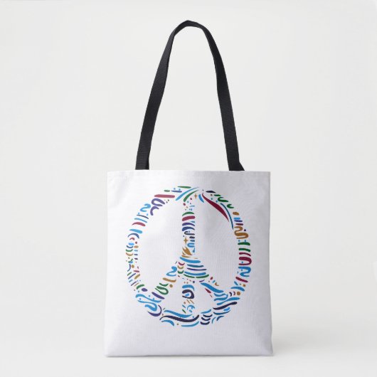 Frieden wählen tasche (Vorderseite)