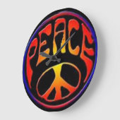 Frieden - Wanduhr (Winkel)