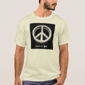 Frieden: Weitergeben T-Shirt (Vorderseite)