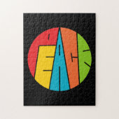 Frieden - Wort-Kunst Puzzle (Vertikal)