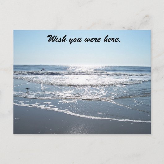 Frieden, wünscht, du wärest hier. postkarte (Vorderseite)