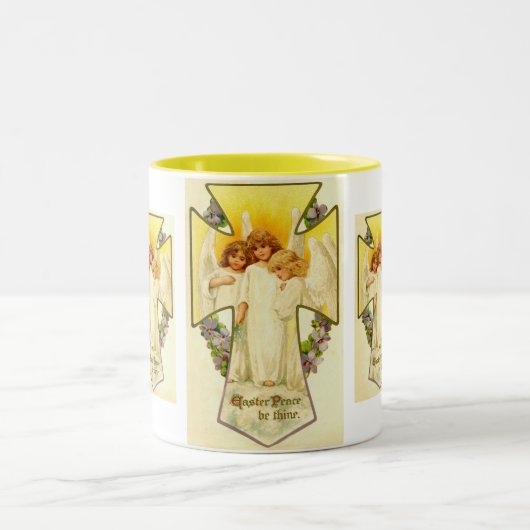 Frieden Zweifarbige Tasse (Mittel)