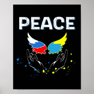 Frieden zwischen Russland und der Ukraine Poster