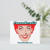 FriedenOmatic Weltfrieden Postkarte (Stehend Vorderseite)