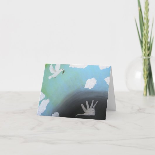 "Friedens" Anmerkungs-Karte von der Karte (Vorderseite)