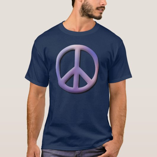 Friedens Basic Dark T-Shirt (Vorderseite)