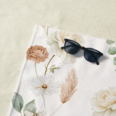 Friedens Bohemian Hippie Blumen Strandtuch (Beispiel)