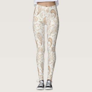 Friedens Bohemian Hippie Sechziger Jahre Paisley  Leggings