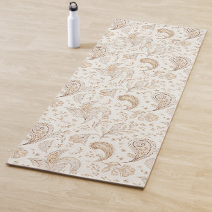 Friedens Bohemian Hippie Sechziger Jahre Paisley  Yogamatte