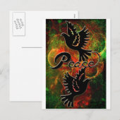 FRIEDENS~ CHRISTMAS.jpg Feiertagspostkarte (Vorne/Hinten)