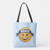 Friedens-Emoji Tasche (Rückseite)