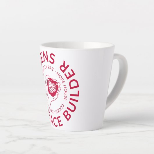 Friedens Friedensbauer Latte-Tasse Milchtasse (Rechte Ecke)