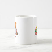 Friedens-Gnom auf einer Kaffeetasse (Mittel)