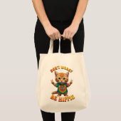 Friedens-Hippie-Glückliches-Boho-Kätzchen Katze Tragetasche (Vorderseite (Produkt))