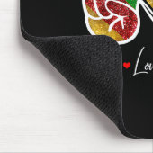 Friedens-Liebe Juneteenth Black Pride Freedom 4. Mousepad (Ecke)