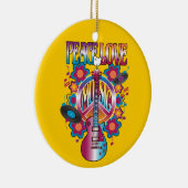 Friedens-Liebe Keramikornament (Rechts)