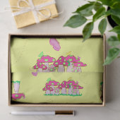 Friedens-Liebe-Pilze-Geschenktasche Seidenpapier (Geschenk)