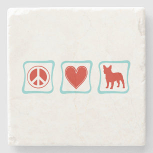 Friedens-Liebe Steinuntersetzer