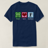 Friedens-Liebe T-Shirt (Design vorne)