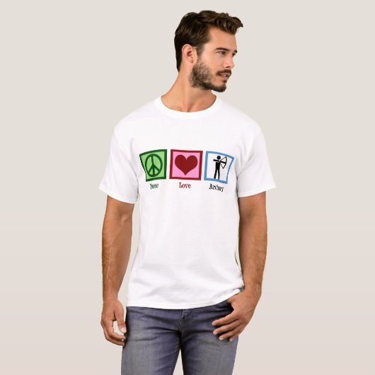 Friedens-Liebe T-Shirt (Vorne ganz)