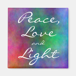 Friedens-, Liebe-und Licht-Magnet Magnet