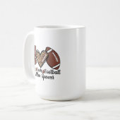 Friedens-, Liebes-, Fußball-Kaffeetasse Kaffeetasse (Vorderseite Links)