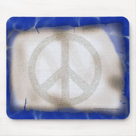 Friedens-Mauspad Mousepad (Vorne)