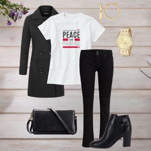 Friedens-Motivations-Design für Druck Sweatshirt