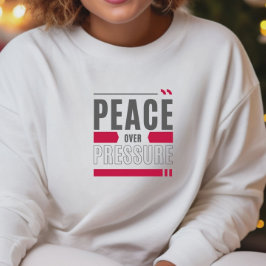 Friedens-Motivations-Design für Druck Sweatshirt