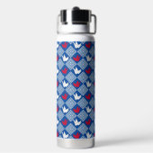 Friedens-Orizuru-Muster Trinkflasche (Hinten)