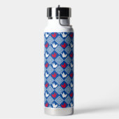 Friedens-Orizuru-Muster Trinkflasche (Links)