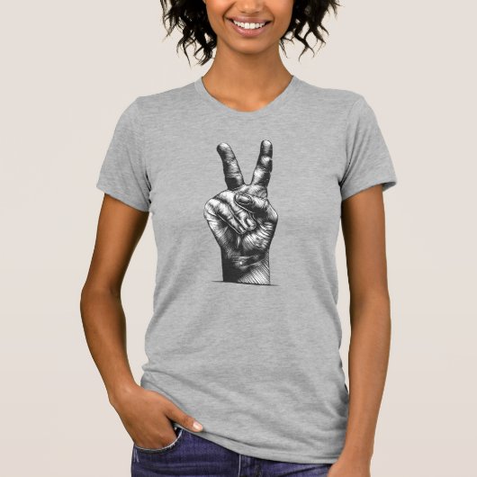 Friedens-T-Shirt T-Shirt (Vorderseite)