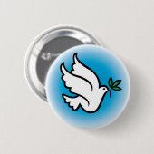 Friedenstaube Button (Vorne & Hinten)