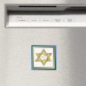 Friedens Taube Davidstern Magnet (In Situ (Geschirrspüler))