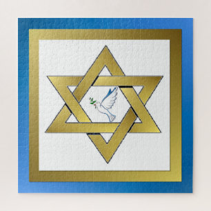 Friedens Taube Davidstern  Puzzle