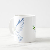 Friedens Taube Kaffeetasse (Vorderseite Links)